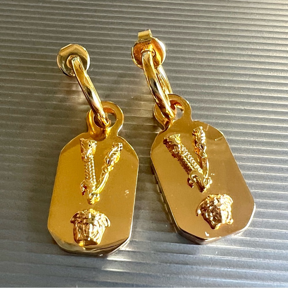 Versace Charm Drop Earrings